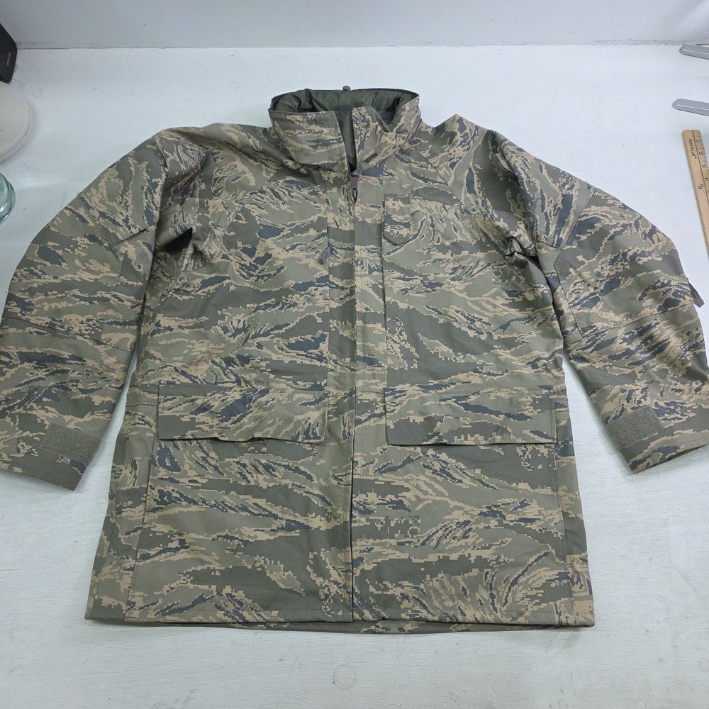Military Gore-Tex Environmental Digi Camo All Purpose Parka Jacket Sz M Regular